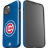 MLB Chicago Cubs - Solid Distressed iPhone 15 Plus Impact Case