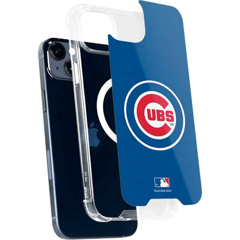 MLB Chicago Cubs - Solid Distressed iPhone 15 Plus MagSafe Case