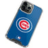 MLB Chicago Cubs - Solid Distressed iPhone 14 Pro Clear Case