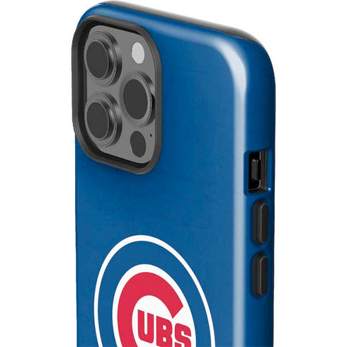 MLB Chicago Cubs - Solid Distressed iPhone 15 Pro Max Impact Case