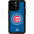 MLB Chicago Cubs - Solid Distressed iPhone 14 Pro Waterproof Case