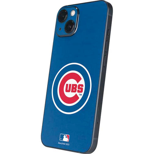 MLB Chicago Cubs - Solid Distressed iPhone 14 Skin