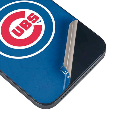 MLB Chicago Cubs - Solid Distressed iPhone 14 Skin
