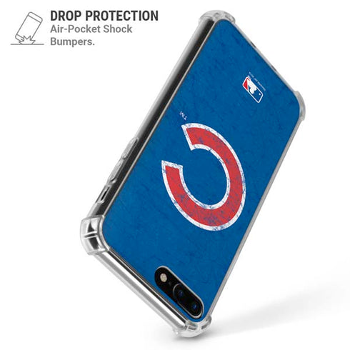 MLB Chicago Cubs - Solid Distressed iPhone 7/8 Plus Clear Case