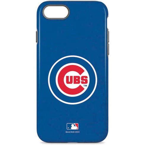 MLB Chicago Cubs - Solid Distressed iPhone 8 Pro Case