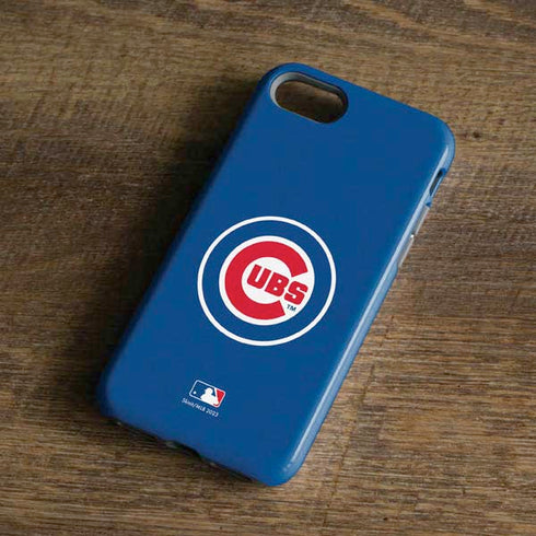 MLB Chicago Cubs - Solid Distressed iPhone 8 Pro Case
