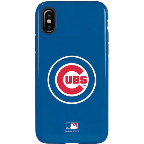 MLB Chicago Cubs - Solid Distressed iPhone X Pro Case