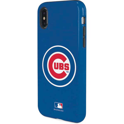 MLB Chicago Cubs - Solid Distressed iPhone X Pro Case