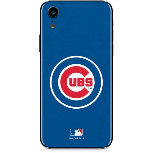 MLB Chicago Cubs - Solid Distressed iPhone XR Skin