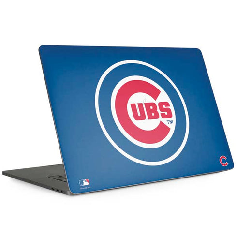MLB Chicago Cubs - Solid Distressed Apple MacBook Pro 15-inch Skin