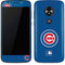 MLB Chicago Cubs - Solid Distressed Moto E5 Play Skin