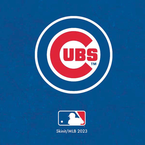 MLB Chicago Cubs - Solid Distressed Moto E5 Play Skin