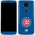MLB Chicago Cubs - Solid Distressed Moto E5 Plus Skin
