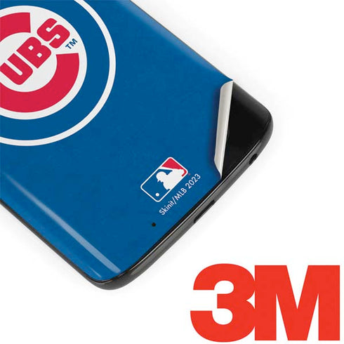MLB Chicago Cubs - Solid Distressed Moto G6 Skin