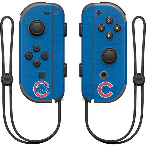 MLB Chicago Cubs - Solid Distressed Nintendo Joy-Con (L/R) Controller Skin