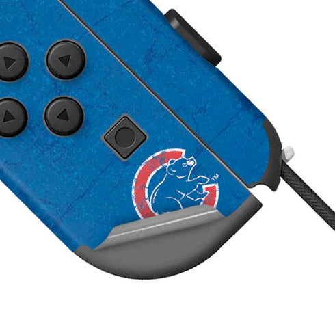 MLB Chicago Cubs - Solid Distressed Nintendo Joy-Con (L/R) Controller Skin