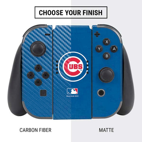 MLB Chicago Cubs - Solid Distressed Nintendo Switch Bundle Skin