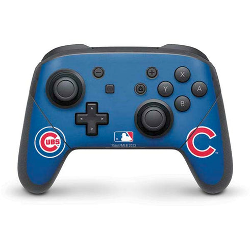 MLB Chicago Cubs - Solid Distressed Nintendo Switch Pro Controller Skin