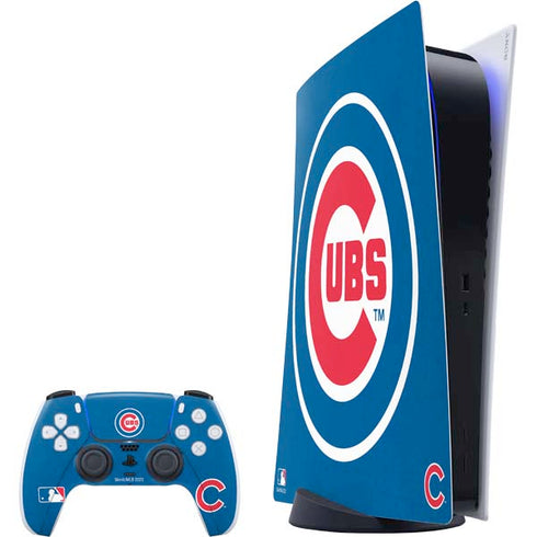MLB Chicago Cubs - Solid Distressed PS5 Digital Edition Bundle Skin