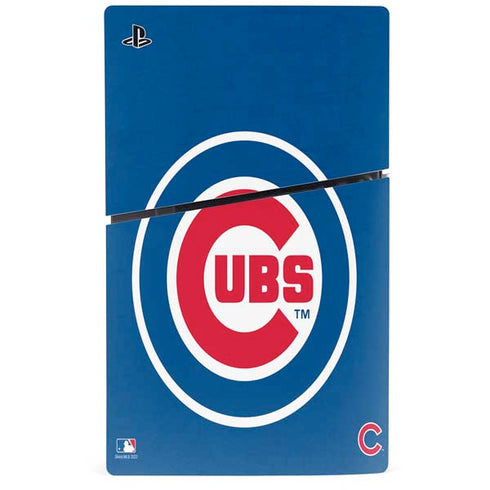 MLB Chicago Cubs - Solid Distressed PS5 Slim Digital Edition Console Skin