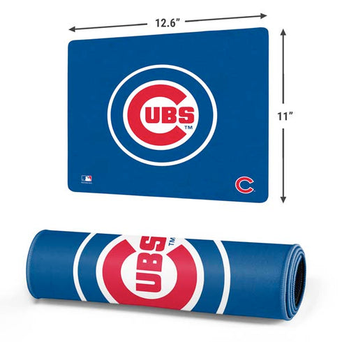 MLB Chicago Cubs - Solid Distressed Gaming Mouse Pad