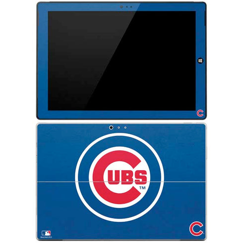 MLB Chicago Cubs - Solid Distressed Surface Pro 3 Skin