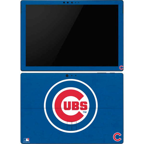 MLB Chicago Cubs - Solid Distressed Surface Pro 6 Skin
