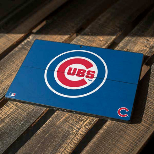 MLB Chicago Cubs - Solid Distressed Surface Pro 6 Skin