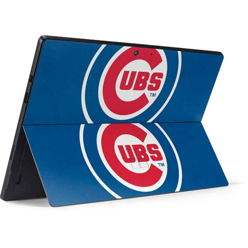 MLB Chicago Cubs - Solid Distressed Surface Pro 7 Skin