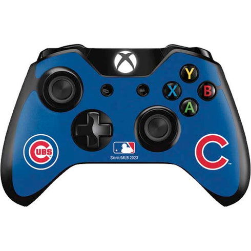 MLB Chicago Cubs - Solid Distressed Xbox One Controller Skin