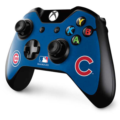 MLB Chicago Cubs - Solid Distressed Xbox One Controller Skin
