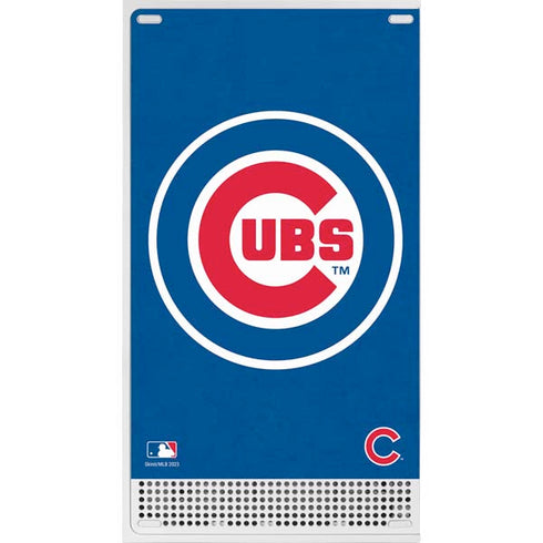 MLB Chicago Cubs - Solid Distressed Xbox Series S Skins