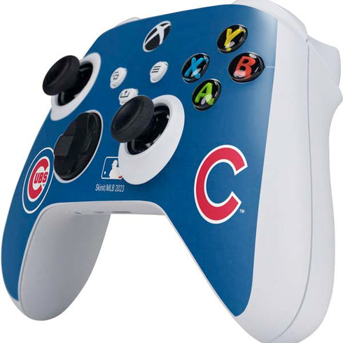 MLB Chicago Cubs - Solid Distressed Xbox Series S Controller Skin