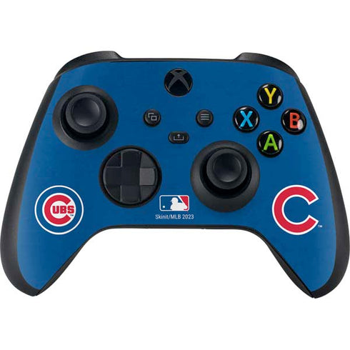 MLB Chicago Cubs - Solid Distressed Xbox Series X Controller Skin
