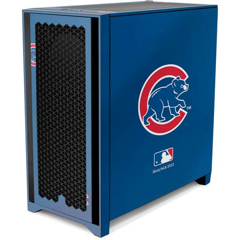 MLB Chicago Cubs Alternate/Away Jersey Corsair 4000D Tempered Glass Mid-Tower ATX Case Skin