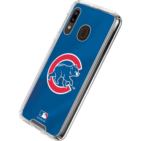MLB Chicago Cubs Alternate/Away Jersey Galaxy A30 Clear Case