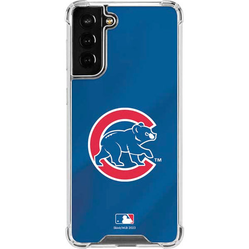 MLB Chicago Cubs Alternate/Away Jersey Galaxy S21 FE Clear Case
