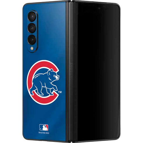 MLB Chicago Cubs Alternate/Away Jersey Galaxy Z Fold3 5G Skin