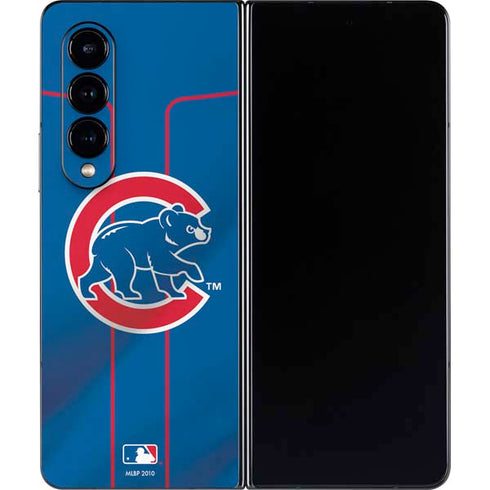 MLB Chicago Cubs Alternate/Away Jersey Galaxy Z Fold4 5G Skin