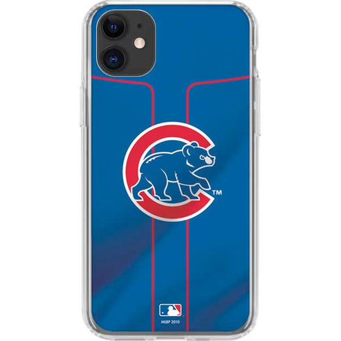 MLB Chicago Cubs Alternate/Away Jersey iPhone 11 Clear Case