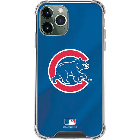 MLB Chicago Cubs Alternate/Away Jersey iPhone 11 Pro Max Clear Case