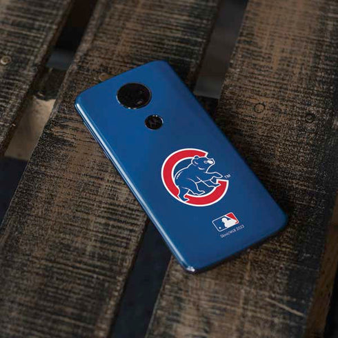 MLB Chicago Cubs Alternate/Away Jersey Moto E5 Plus Skin