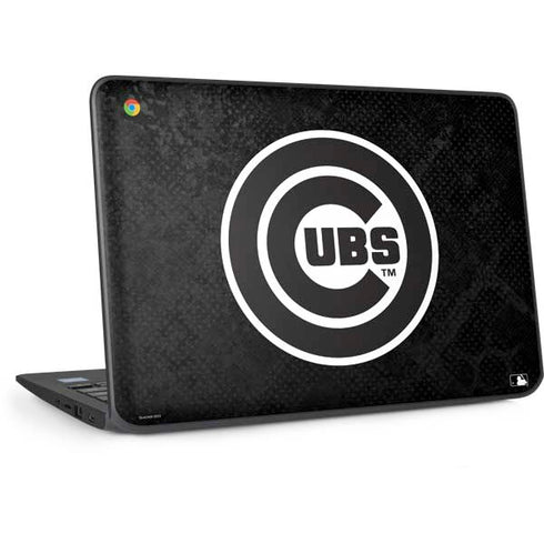 MLB Chicago Cubs Dark Wash HP Chromebook Skin