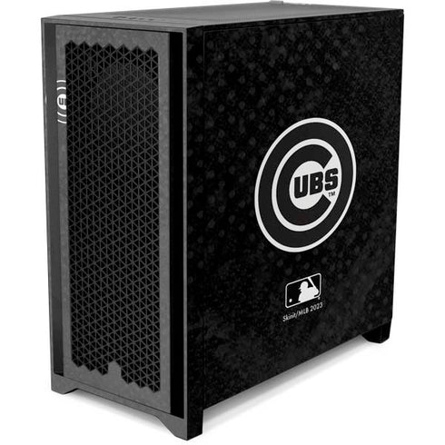 MLB Chicago Cubs Dark Wash Corsair 4000D Tempered Glass Mid-Tower ATX Case Skin