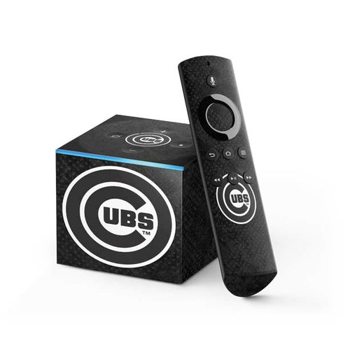 MLB Chicago Cubs Dark Wash Fire TV Cube Skin