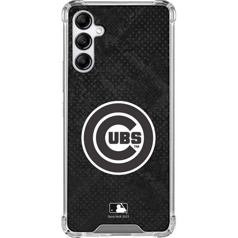 MLB Chicago Cubs Dark Wash Galaxy A14 5G Clear Case