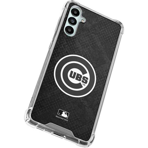 MLB Chicago Cubs Dark Wash Galaxy A14 5G Clear Case