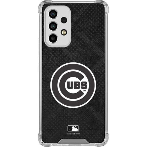 MLB Chicago Cubs Dark Wash Galaxy A33 5G Clear Case