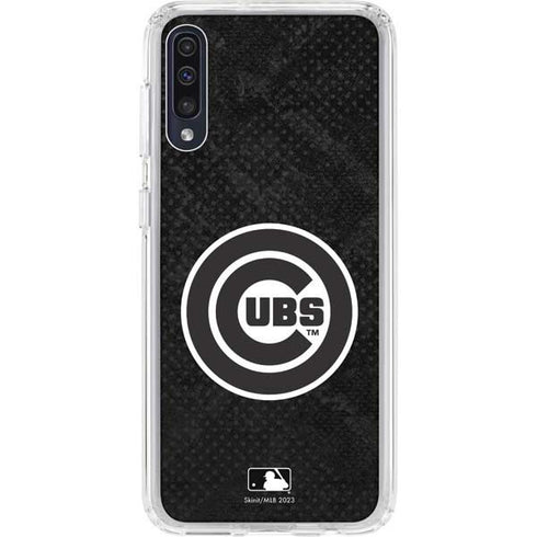 MLB Chicago Cubs Dark Wash Galaxy A50 Clear Case