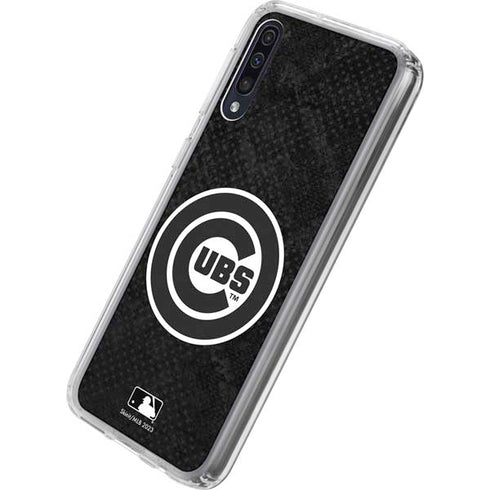 MLB Chicago Cubs Dark Wash Galaxy A50 Clear Case